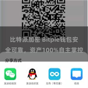 比特派加密 Bitpie钱包安全可靠，资产100%自主掌控