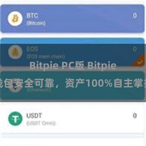 Bitpie PC版 Bitpie钱包安全可靠，资产100%自主掌控