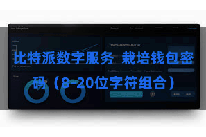 比特派数字服务  栽培钱包密码（8-20位字符组合）